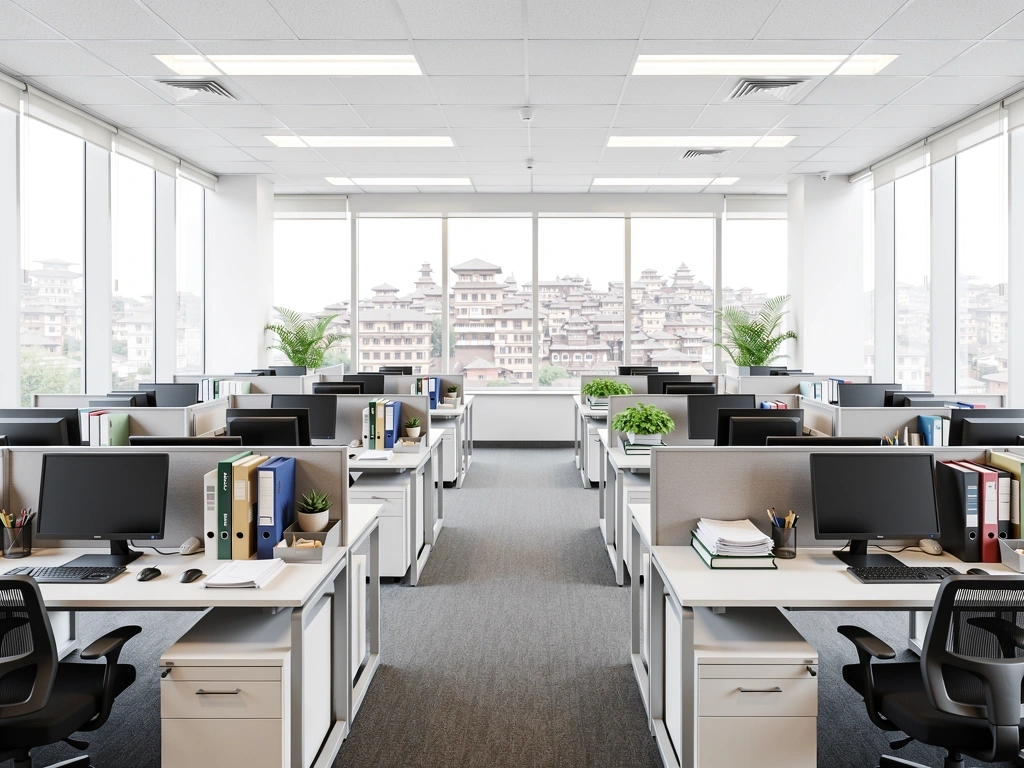 Office environment in Kathmandu