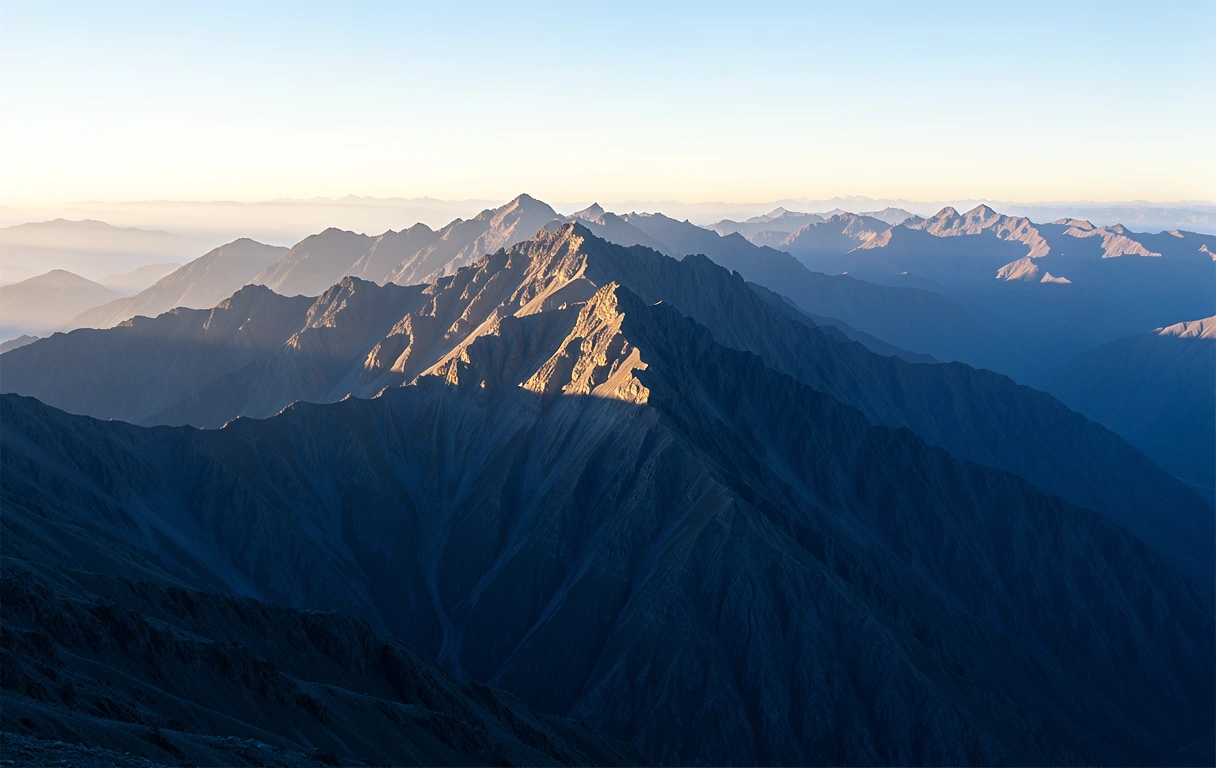 High-altitude clarity and perspective